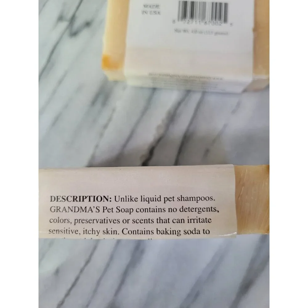 Grandma’s Pet Soap Pure and Natural Stop‎ The Itching 2 Bars